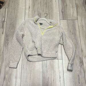 Furry crop sweatshirt